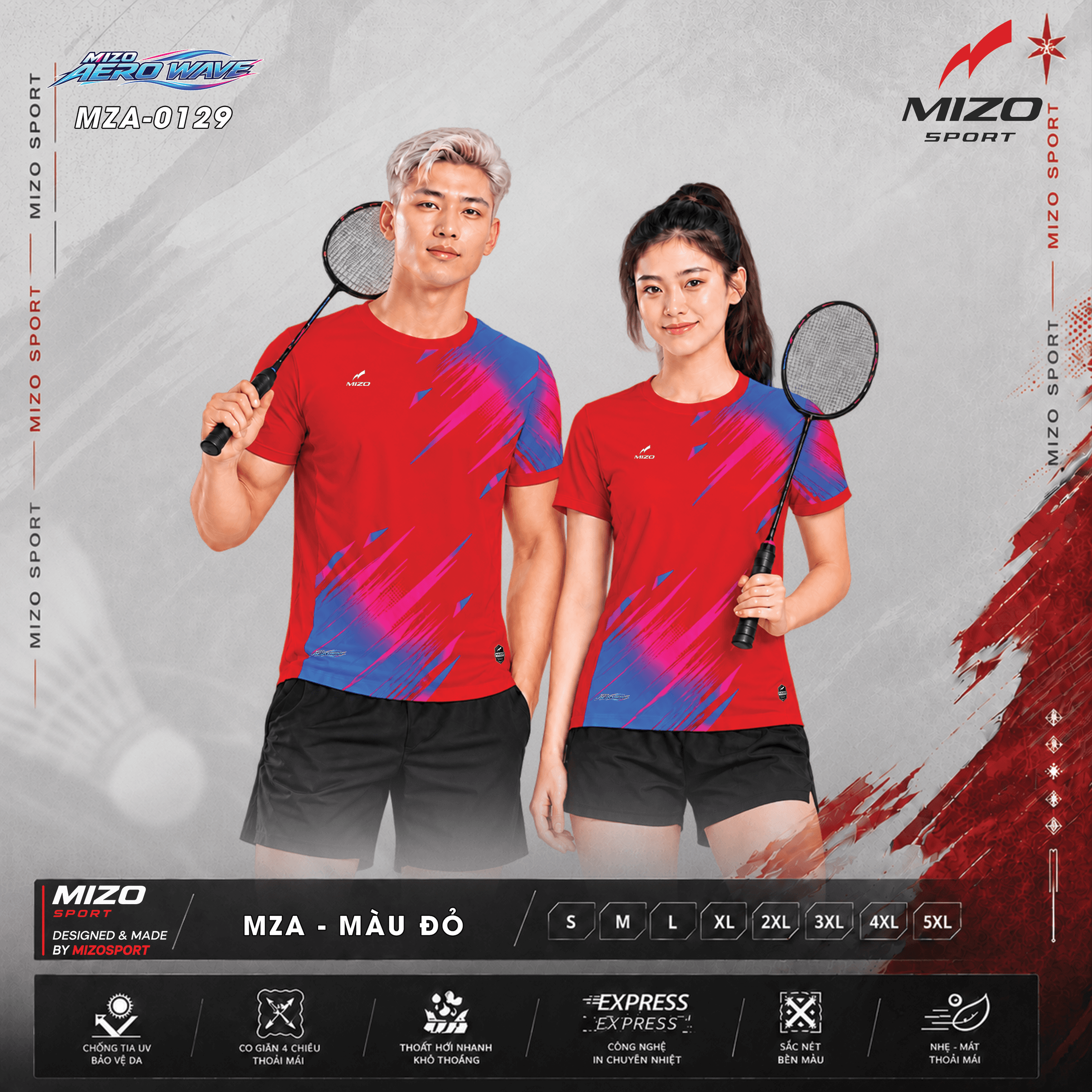 BST MZA_AERO WAVE — Đỏ